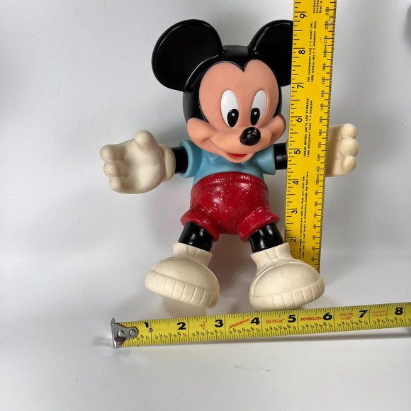 Vtg Disney Baby Mickey Mouse Toy Figure Floating Tub Pool Plastic - Picture 11 of 11